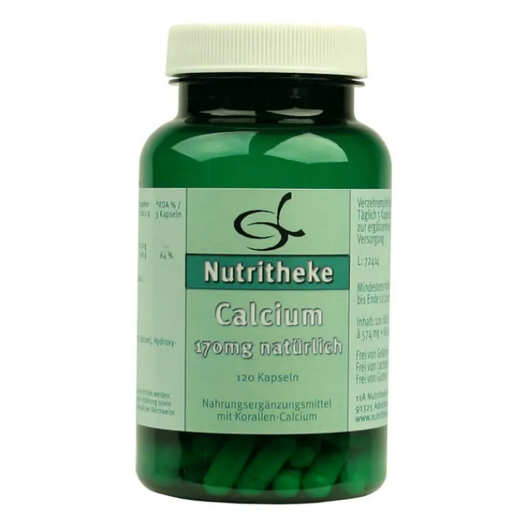 Calcium 170 mg natürlich Kapseln, 120 St