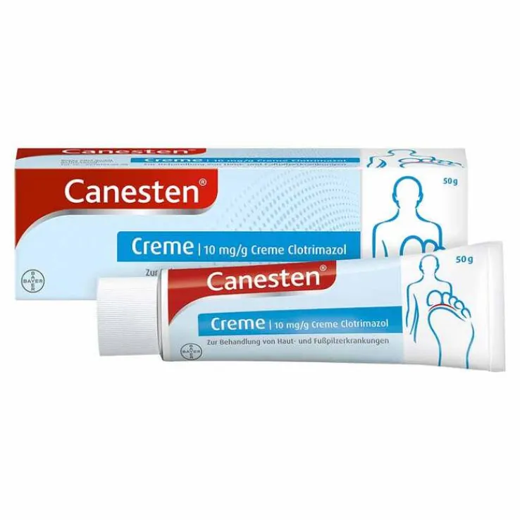 Canesten Creme gegen Pilzerkrankungen an Haut & Füßen, 50 g