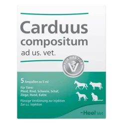 Carduus Compositum Ampullen vet. (für Tiere), 5X5 ml