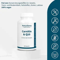 Carnitin & Q10 Kapseln, 90 St