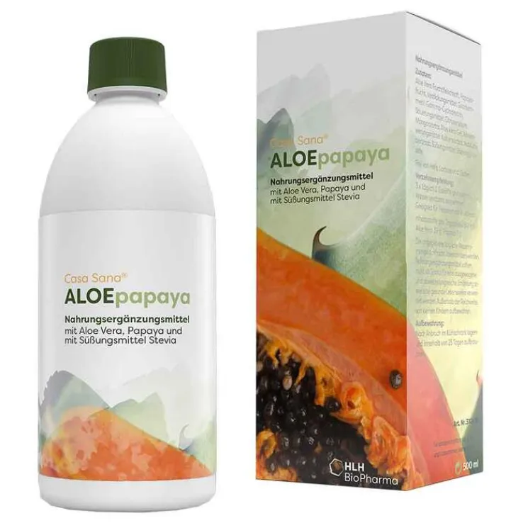 Casa Sana Aloepapaya Flüssigkeit zum Einnehmen, 500 ml