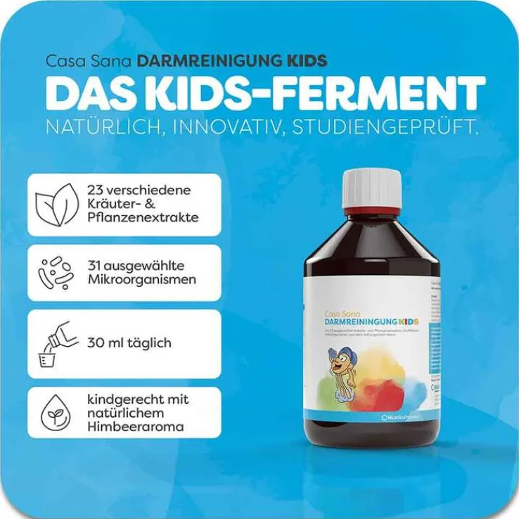 Casa Sana Darmreinigung Kids Flüssigkeit zum Einnehmen, 500 ml