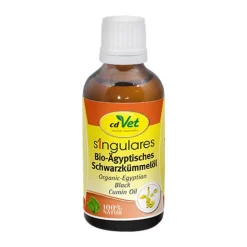 cdVet singulares Bio-Ägyptisches Schwarzkümmelöl für Tiere, 50 ml