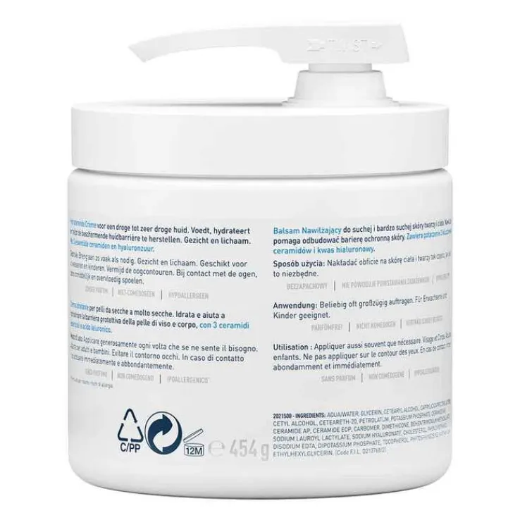 Cerave Feuchtigkeitscreme Pumpe, 454 g