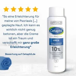 Cetaphil Pro Urea 10% intensiv aufbauende Feuchtigkeitslotion, 500 ml