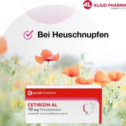 CETIRIZIN AL 10 mg Filmtabletten, 100 St