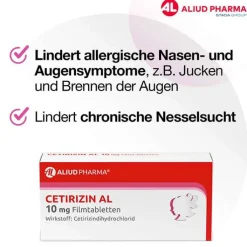 CETIRIZIN AL 10 mg Filmtabletten, 7 St