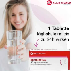 CETIRIZIN AL 10 mg Filmtabletten, 7 St