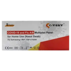 Citest 3 in 1 Selbsttest Covid-19 Antigen & Influe, 2x5 St