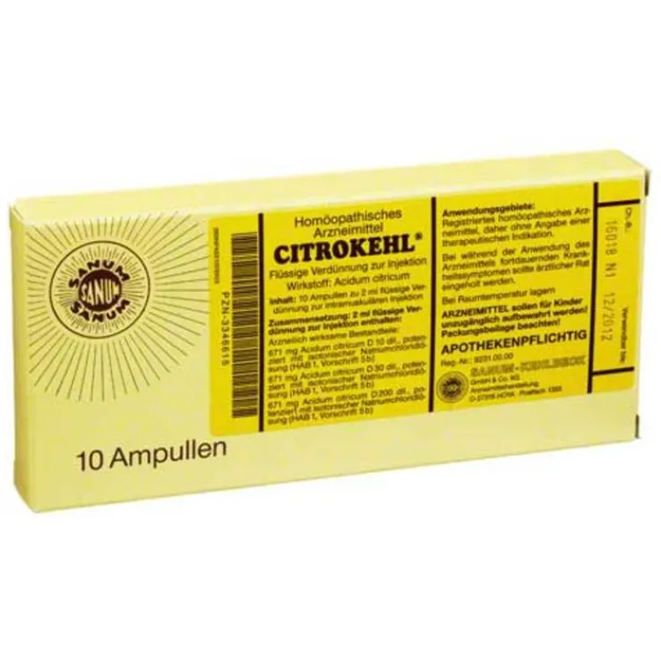 Citrokehl Ampullen, 10X2 ml