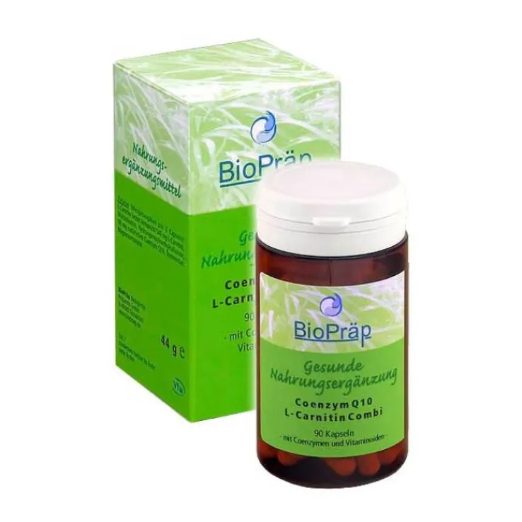 Coenzym Q10 L Carnitin Combi 30mg + 180mg Kapseln, 90 St