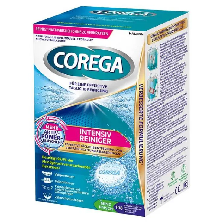 Corega Tabs Intensiv Reiniger, 108 St
