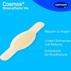 cosmos® Blasenpflaster Mix 3 Größen, 6 St