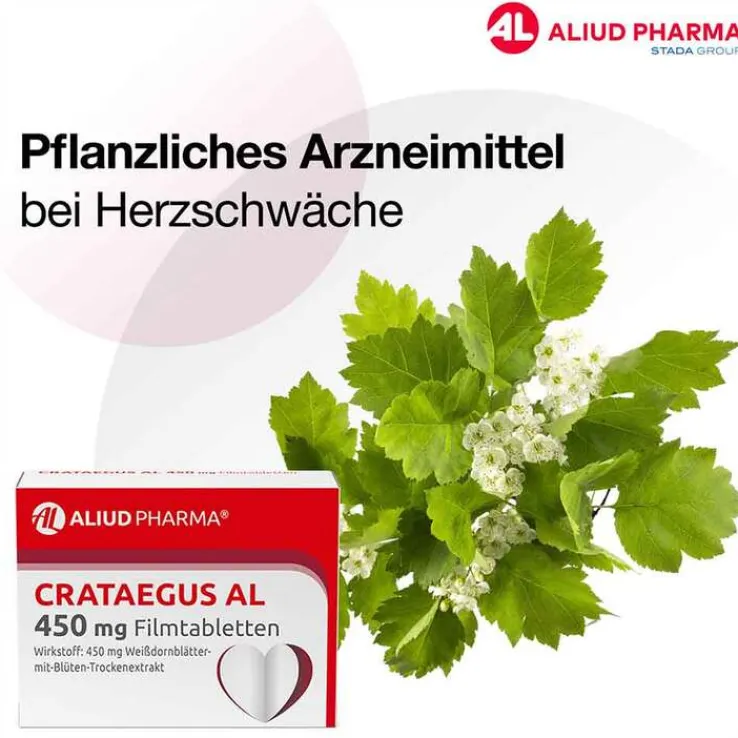 CRATAEGUS AL 450 mg Filmtabletten, 50 St