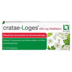 cratae-Loges 450 mg Weißdorn Filmtabletten, 50 St