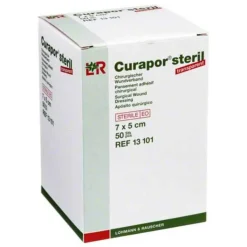 Curapor Wundverband transparent 5x7 cm steril, 50 St