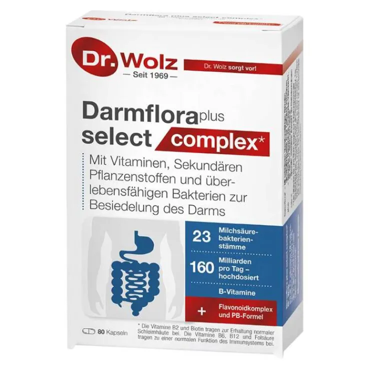 Darmflora plus select complex magensaftresistent Kapseln, 80 St