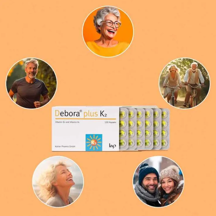 Debora plus K2 Kapseln, 120 St