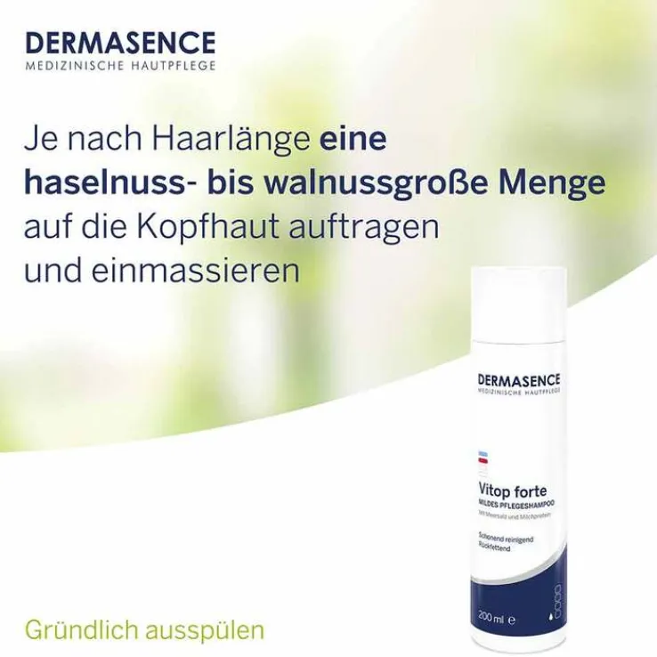 Dermasence Vitop forte mildes Pflegeshampoo, 200 ml