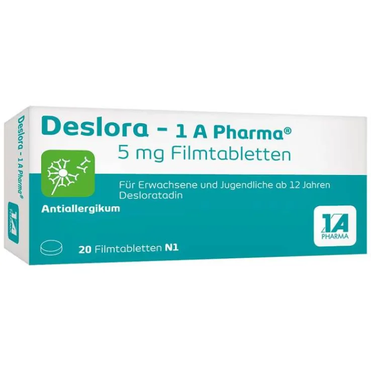 Deslora – 1 A Pharma® 5 mg Filmtabletten, 20 St