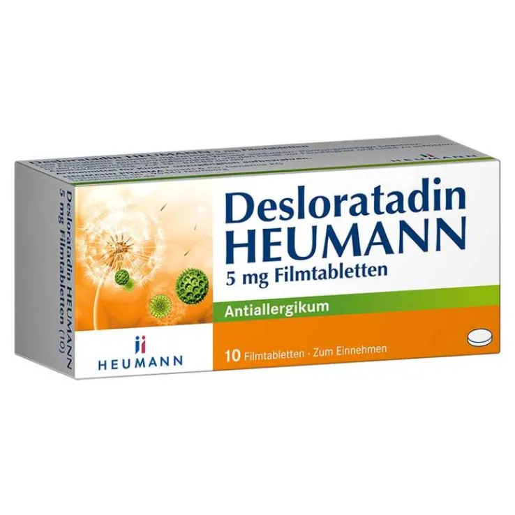 Desloratadin HEUMANN 5 mg Filmtabletten, 10 St