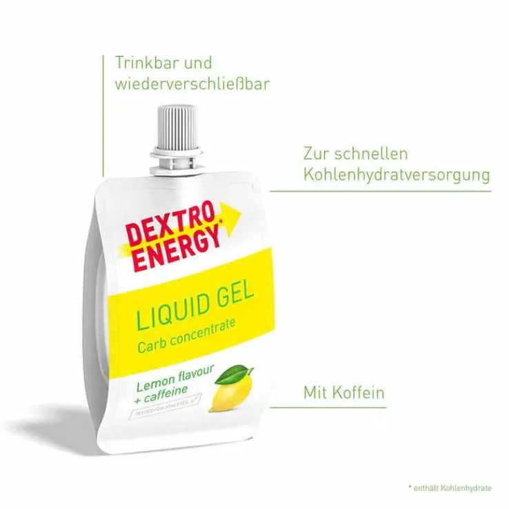 Dextro Energy Sports Nutrition Liquid Gel Lemon + Caffeine, 60 ml