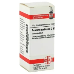 DHU Acidum aceticum D 12 Globuli, 10 g