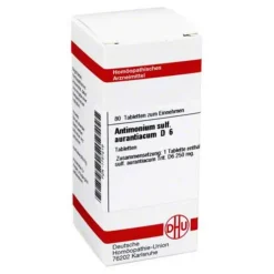 DHU Antimonium sulfuratum aurantiacum D 6 Tabletten, 80 St
