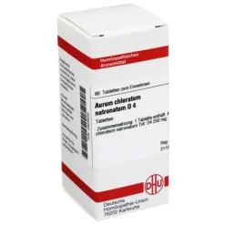 DHU Aurum chloratum natronatum D 4 Tabletten, 80 St