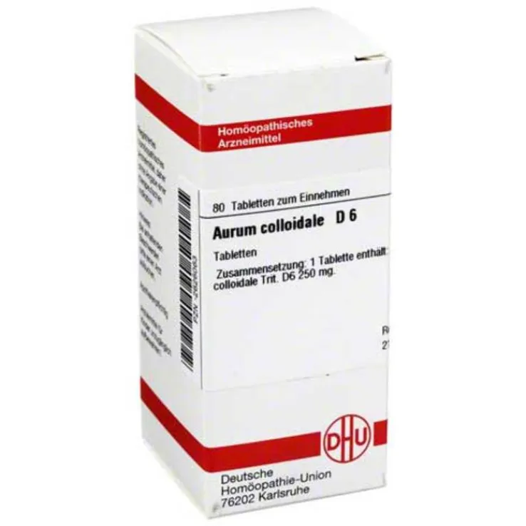 DHU Aurum colloidale D 6 Tabletten, 80 St