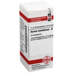 DHU Aurum metallicum D 12 Globuli, 10 g