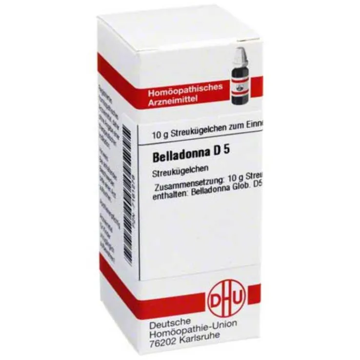 DHU Belladonna D 5 Globuli, 10 g