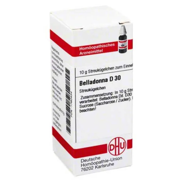 DHU Belladonna D 30 Globuli, 10 g