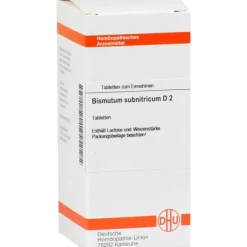 DHU Bismutum Subnitricum D 2 Tabletten, 80 St