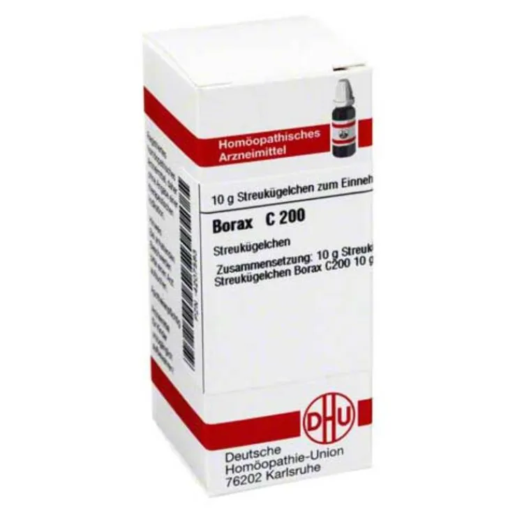 DHU Borax C 200 Globuli, 10 g