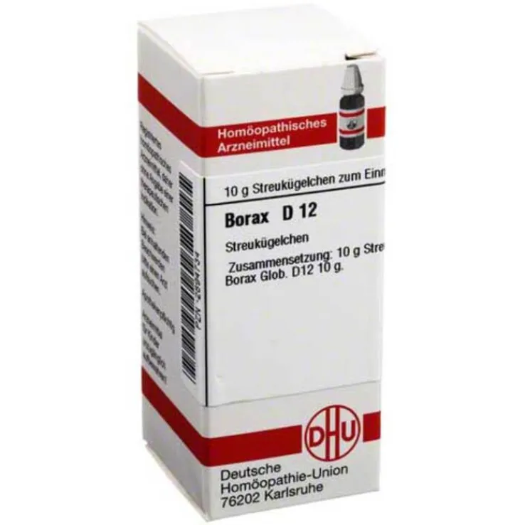 DHU Borax D 12 Globuli, 10 g