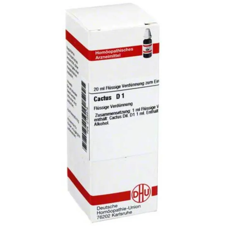 DHU Cactus D 1 Dilution, 20 ml