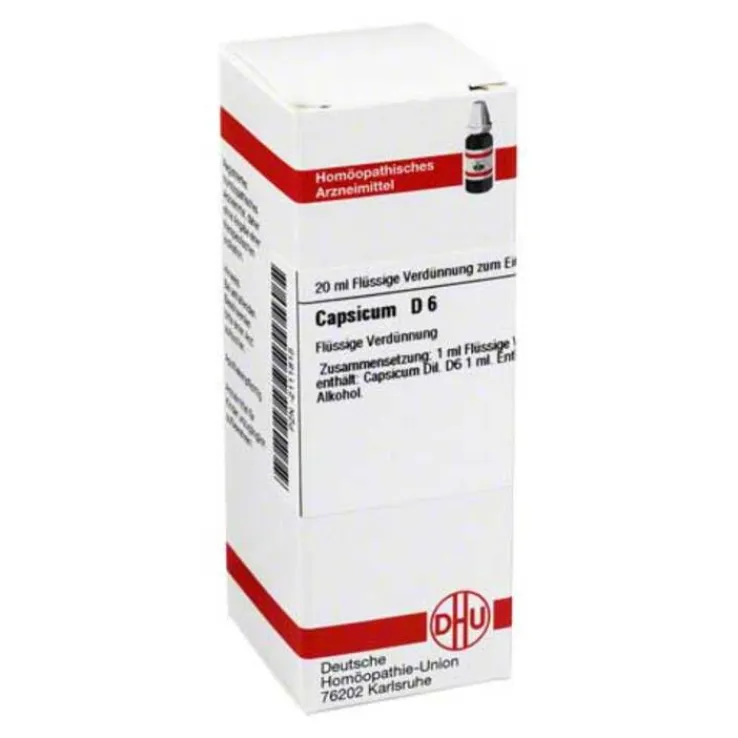 DHU Capsicum D 6 Dilution, 20 ml