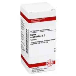 DHU Carbo vegetabilis D 3 Tabletten, 80 St