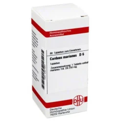 DHU Carduus marianus D 6 Tabletten, 80 St