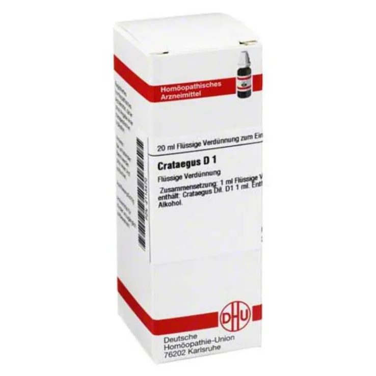 DHU Crataegus D 1 Dilution, 20 ml