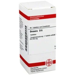 DHU Drosera D 6 Tabletten, 80 St