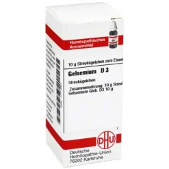 DHU Gelsemium D 3 Globuli, 10 g