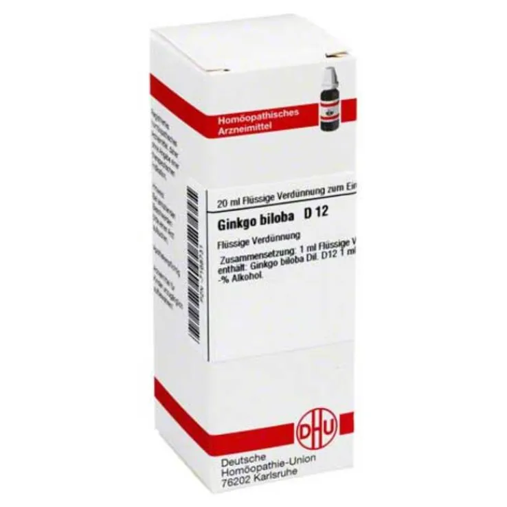DHU Ginkgo biloba D 12 Dilution, 20 ml