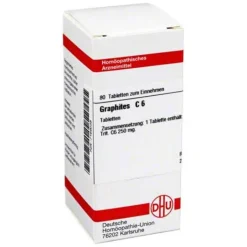 DHU Graphites C 6 Tabletten, 80 St