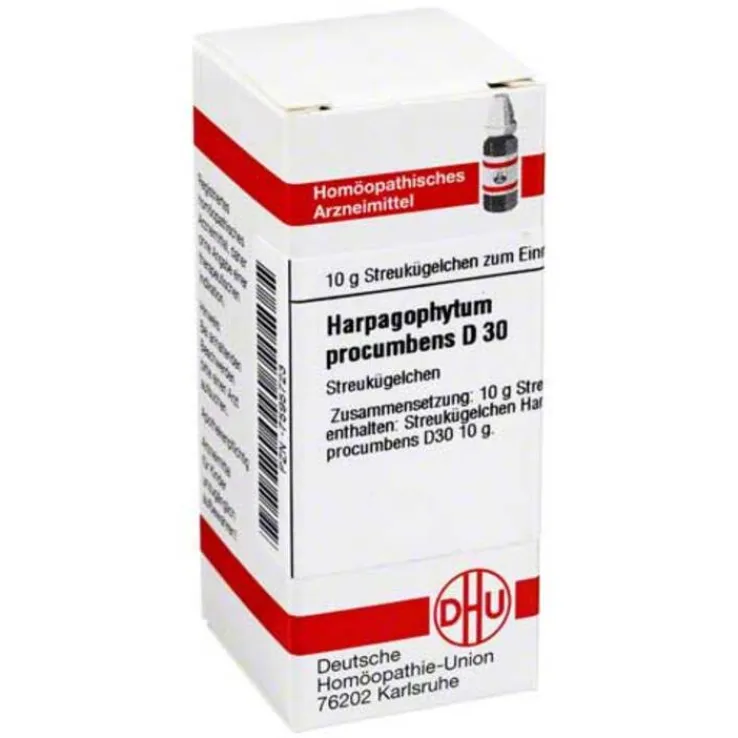 DHU Harpagophytum procumbens D 30 Globuli, 10 g