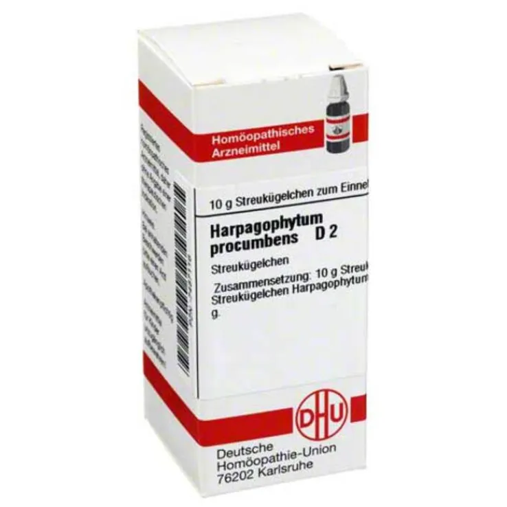 DHU Harpagophytum procumbens D 2 Globuli, 10 g