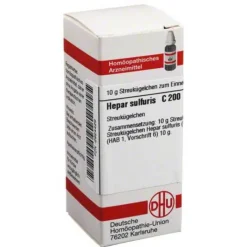 DHU Hepar sulfuris C 200 Globuli, 10 g