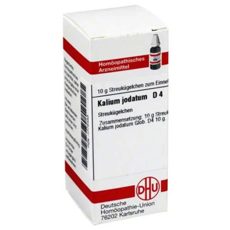 DHU Kalium jodatum D 4 Globuli, 10 g