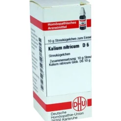 DHU Kalium nitricum D 6 Globuli, 10 g